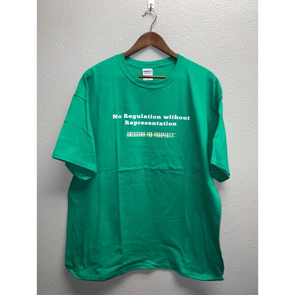 Vintage Americans For Prosperity Shirt No Regulation Without Representation XL - Picture 1 of 8